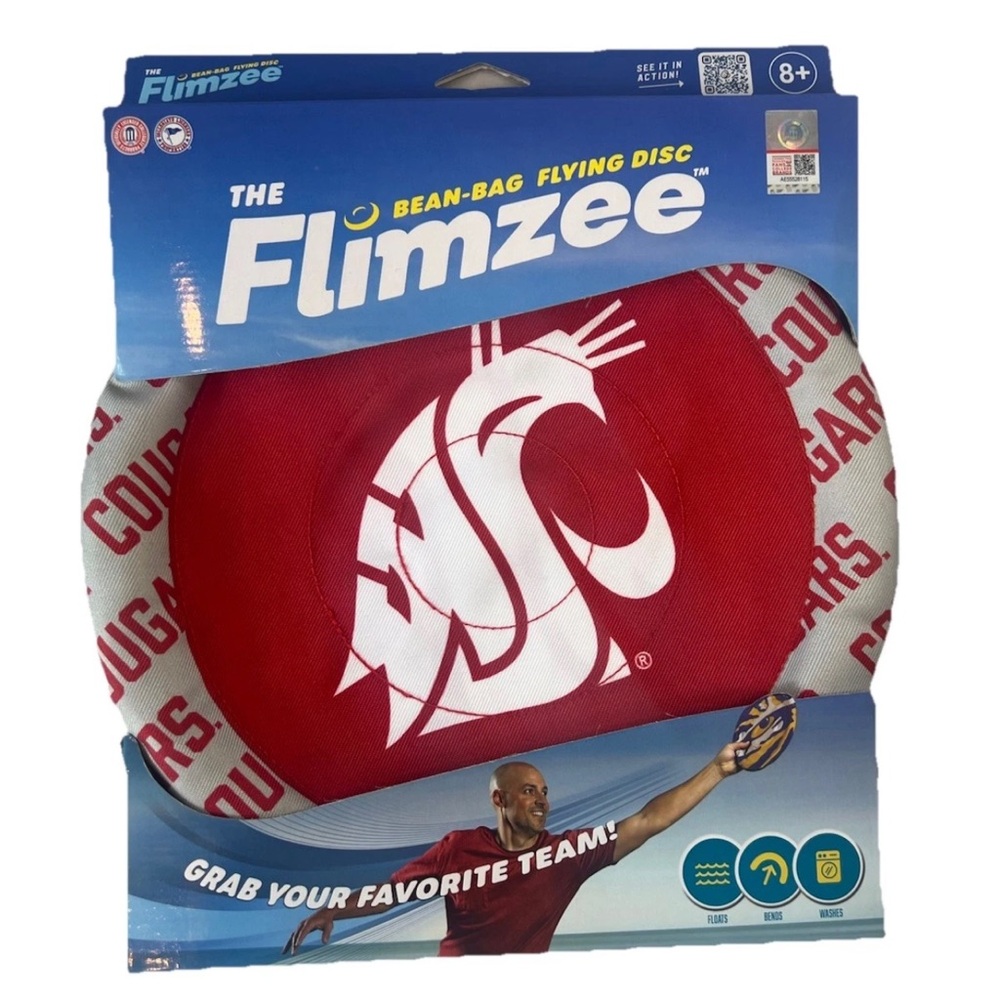Washington State Cougars Flimzee‎ Bean-Bag Flying Disc
